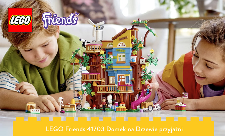 Domek na drzewie zabawa z LEGO Friends