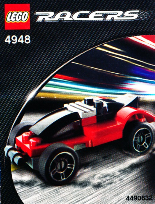LEGO Racers 4948 Czerwona wyścigówka