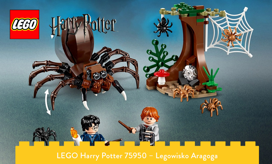 Legowisko Aragoga z LEGO Harry Potter