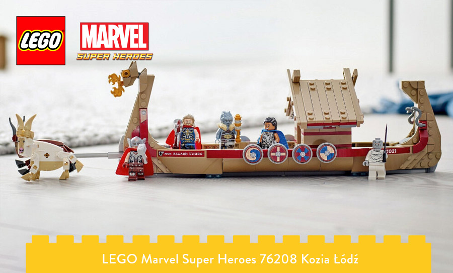 Łódź Thora LEGO Marvel