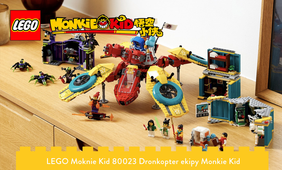 Dronkopter Monkie Kid LEGO na półce