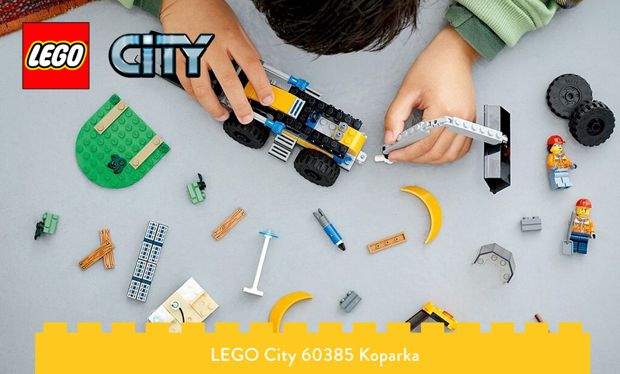 Jak zbudować LEGO City koparkę?