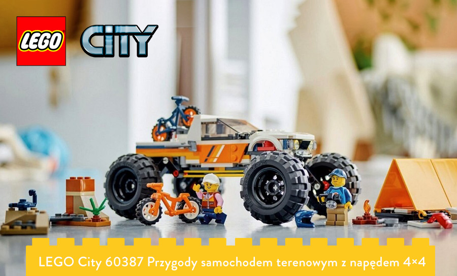 Wóz terenowy 4x4 LEGO City z boku