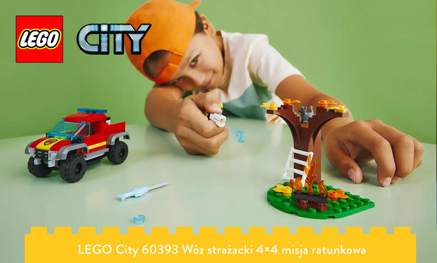 zabawa z zestawem LEGO City 60393