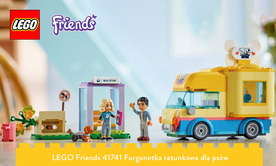 LEGO Friends Furgonetka ratunkowa dla psów