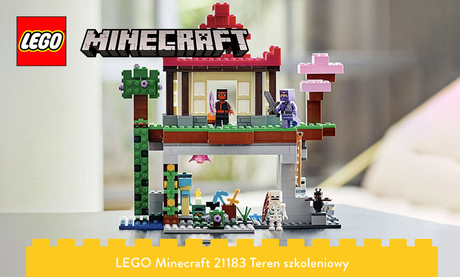 Model LEGO Minecraft Teren szkoleniowy po złożeniu