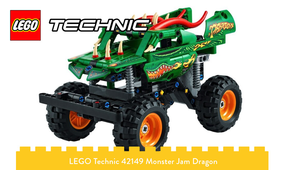 Monster Truck w kolorze zielonym z LEGO