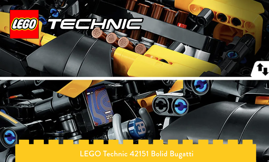 Bolid Bugatti z LEGO Technic