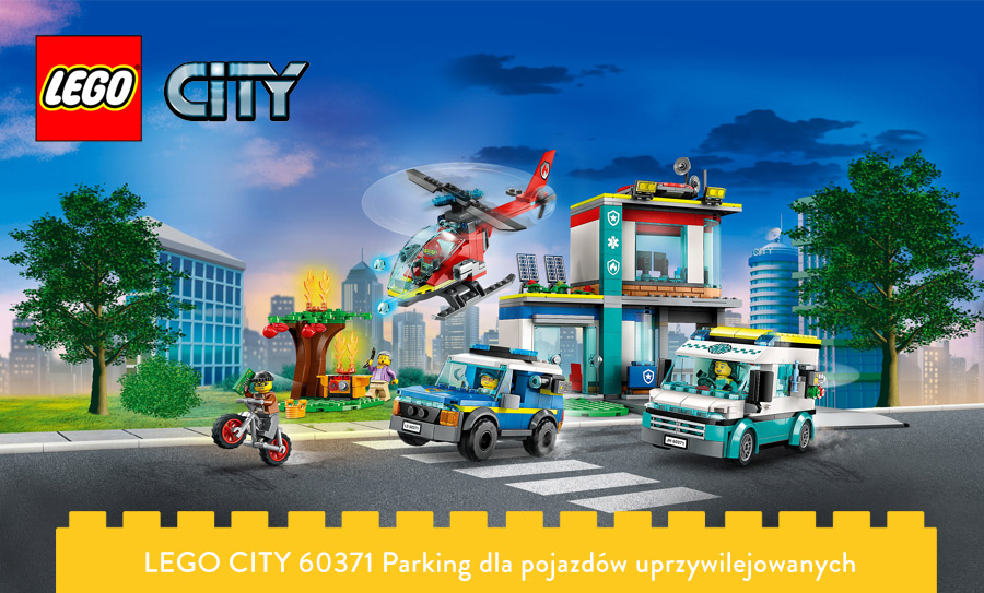 LEGO City - parking dla pojazdów uprzywilejowanych