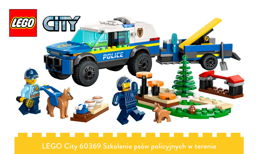 Zestaw LEGO City Szkolenie dla psów policyjnych