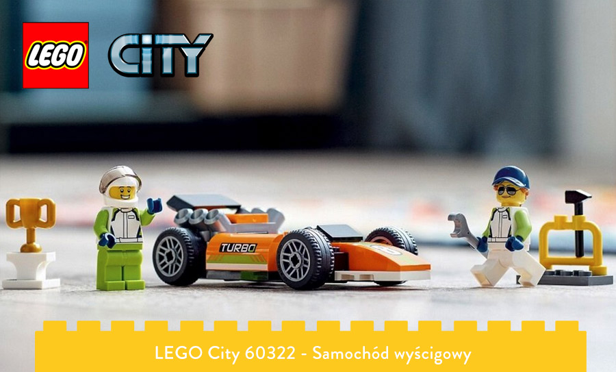 Samochód wyścigowy LEGO