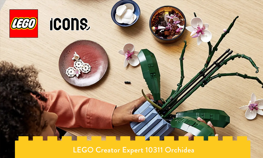 Orchidea z LEGO - LEGO ICONS