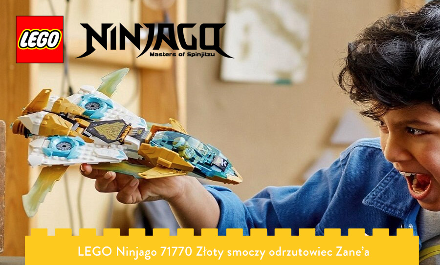 Złoty odrzutowiec LEGO Ninjago