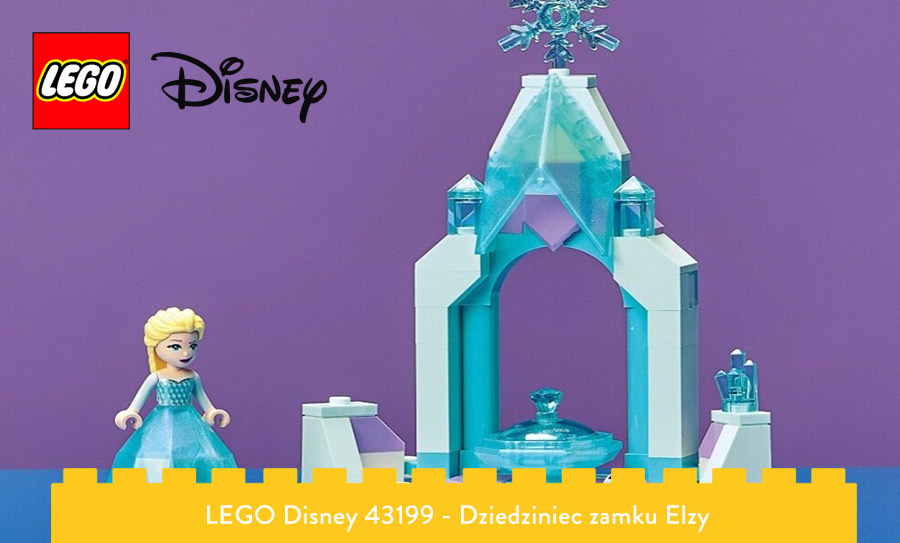 LEGO Disney Dziedziniec zamku Elzy
