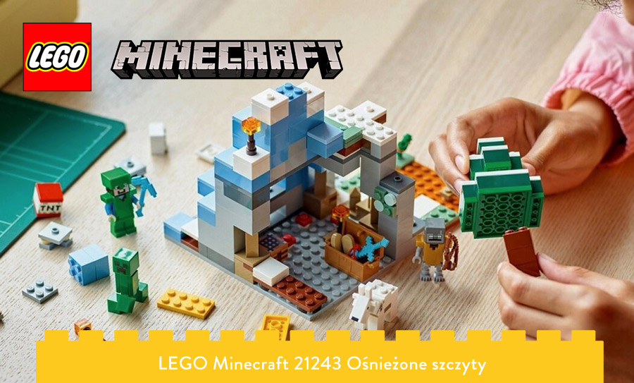 Ośnieżone szczyty zestaw LEGO Minecraft
