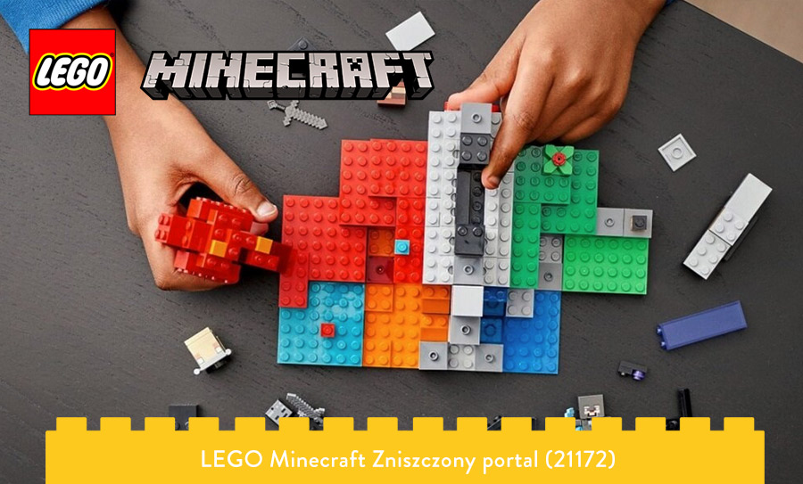 układanie LEGO Minecraft