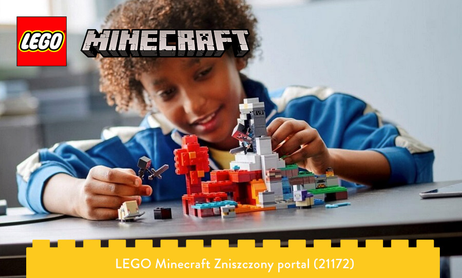 Zniszczony portal LEGO Minecraft