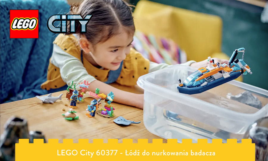LEGO CITY Łodź do nurkowania