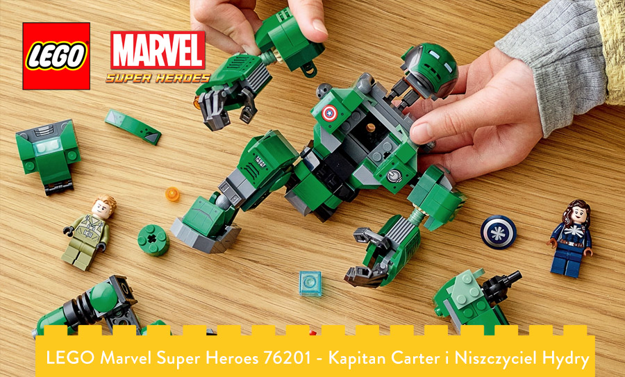 Składanie LEGO Marvel Kapitan Carter