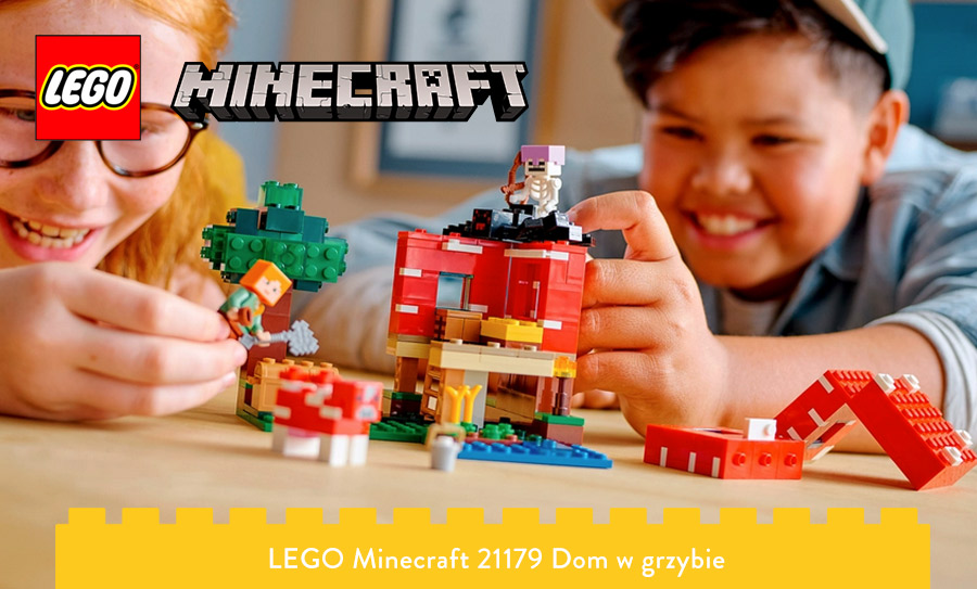 Dom w grzybie - LEGO Minecraft