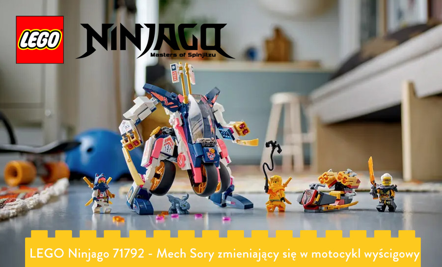 Motocykl wyścigowy LEGO ninjago