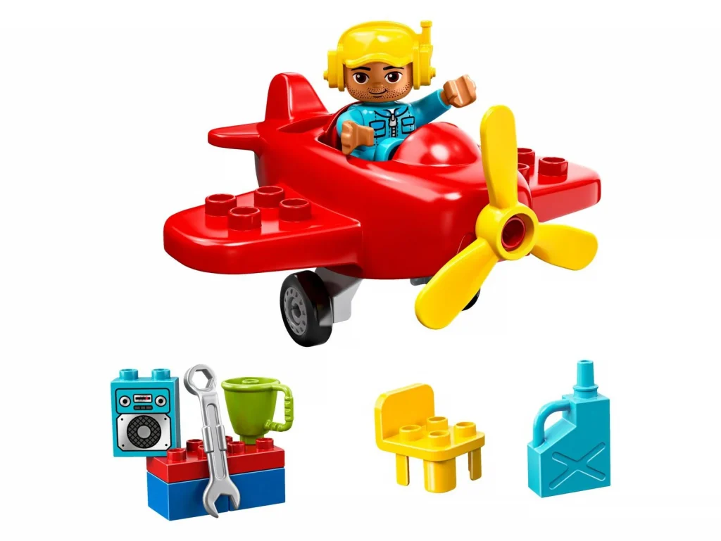 Samolot LEGO dostępny w każdej podróży.