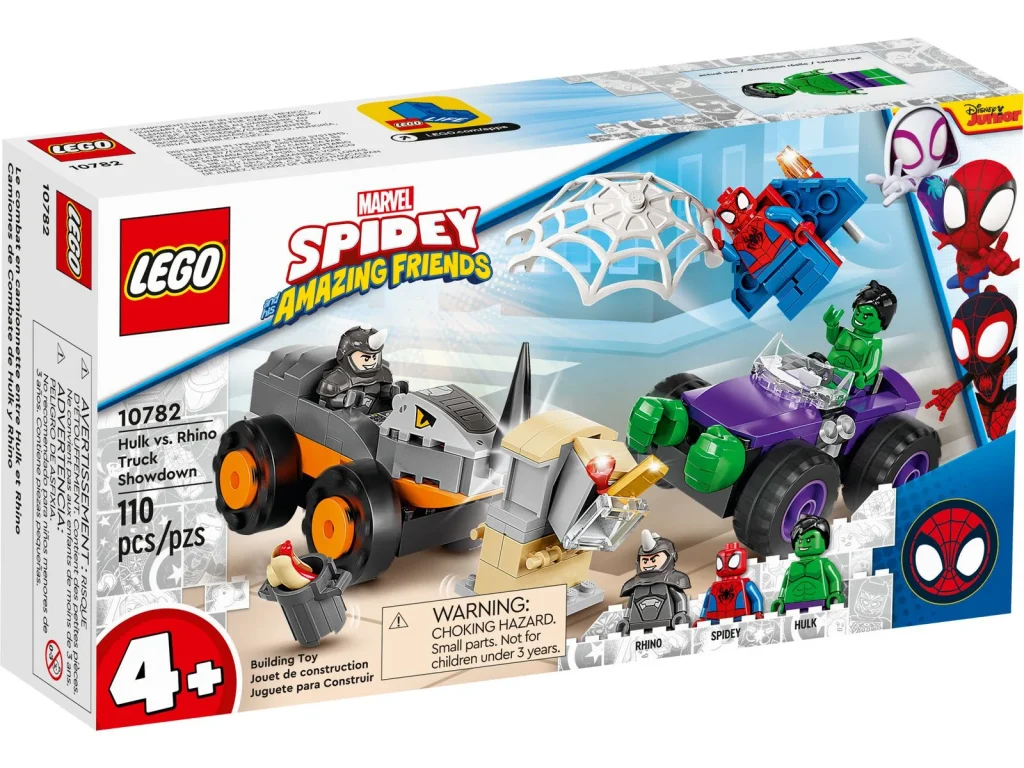 LEGO Super Heroes 10782 Hulk kontra Rhino starcie pojazdów