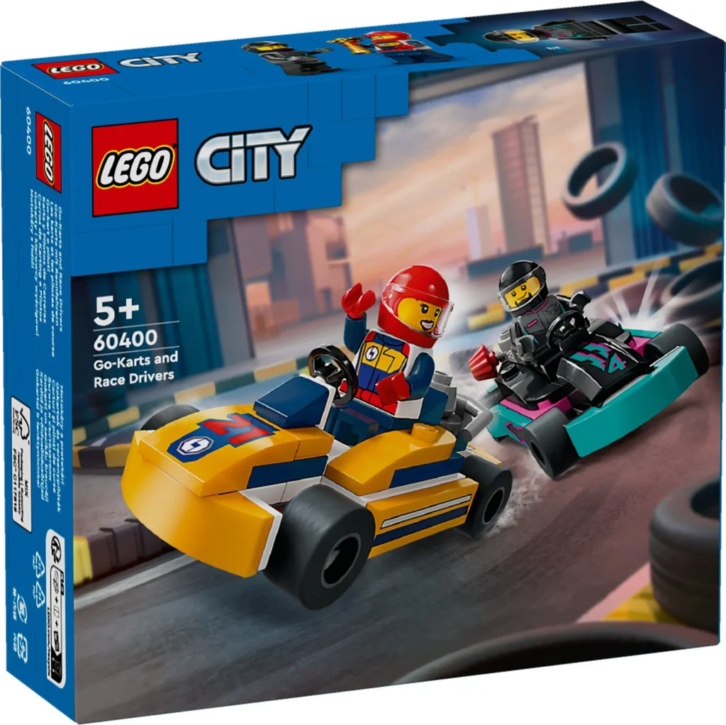 LEGO City 60400 – Gokarty i kierowcy wyścigowi
