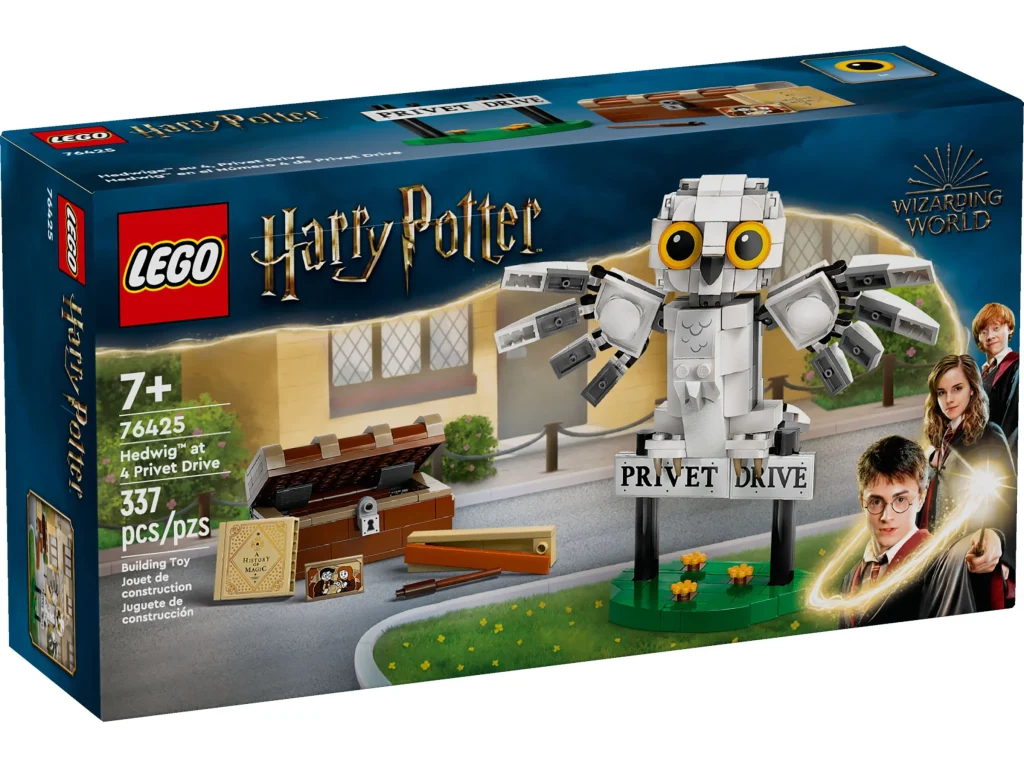 LEGO Harry Potter 76425 Hedwiga z wizytą na ul. Privet Drive 4
