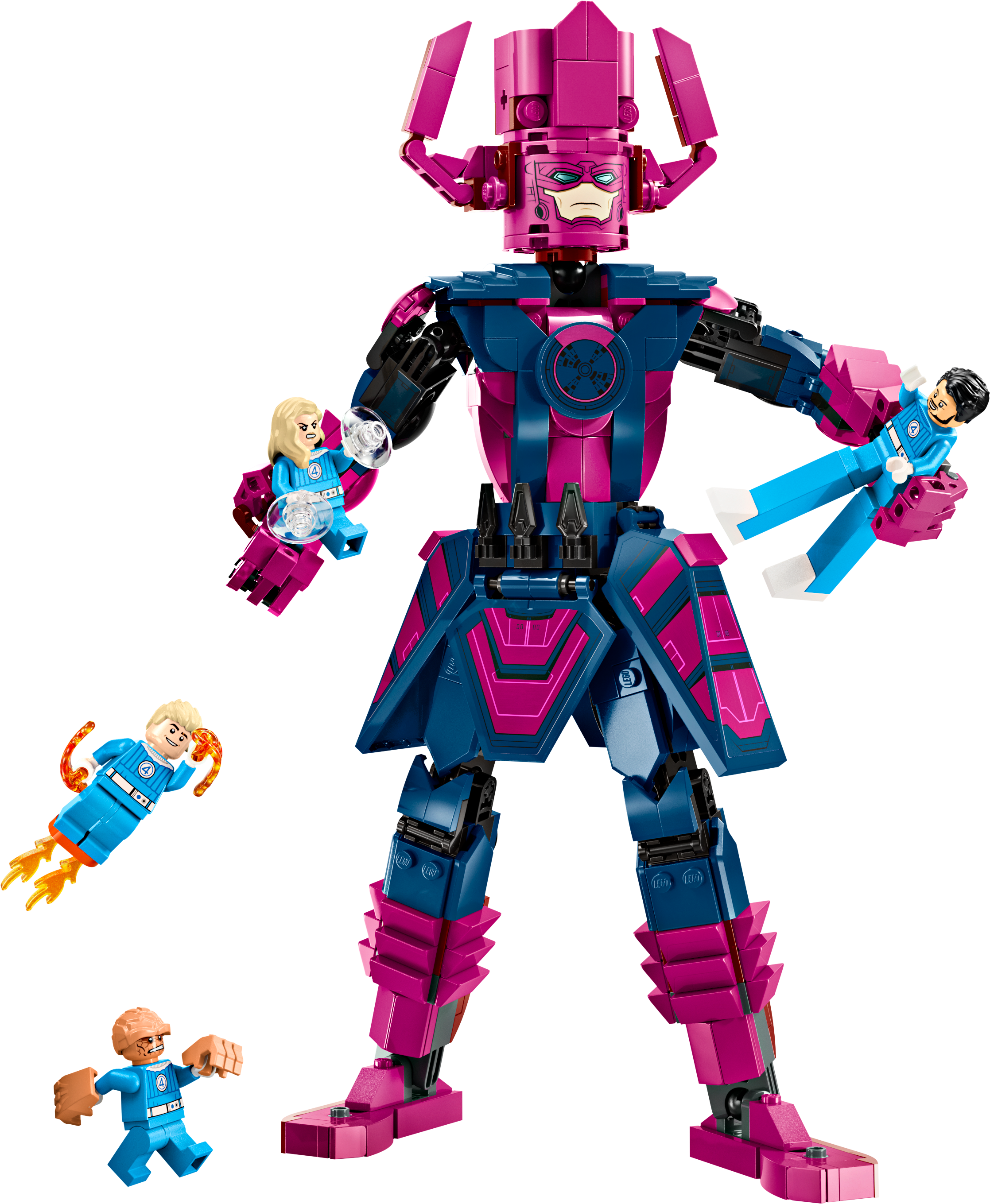 Figurka Fantastycznej Czwórki kontra Galactus